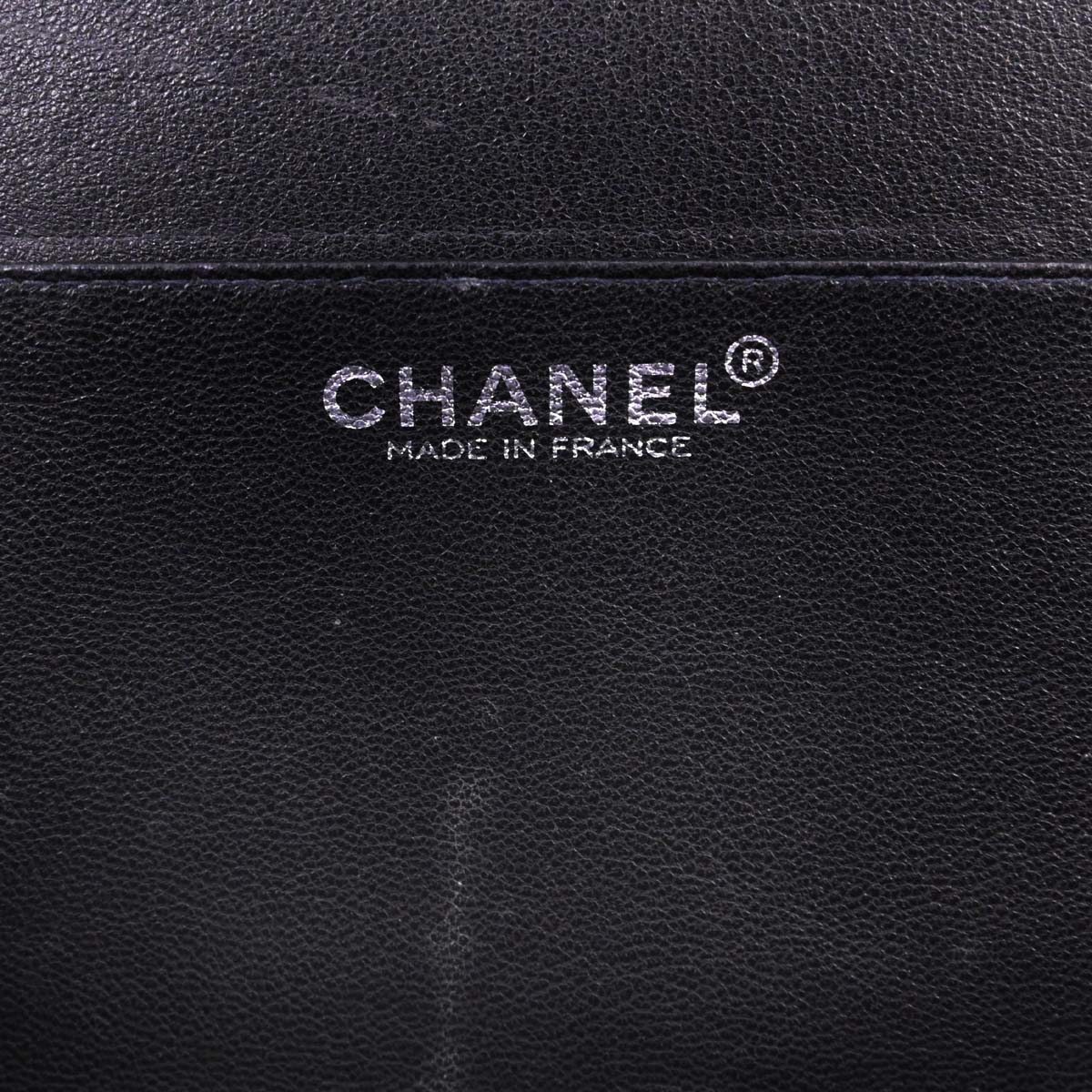 Chanel Black Lambskin Choco Bar Clutch Bag