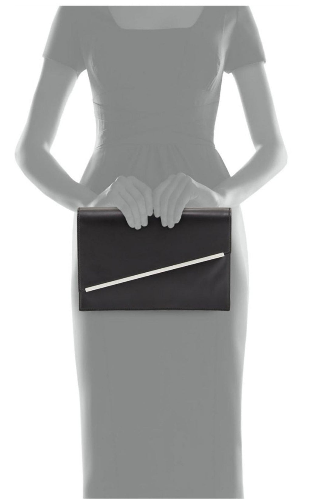 Kensington Asymmetric Envelope Clutch Bag