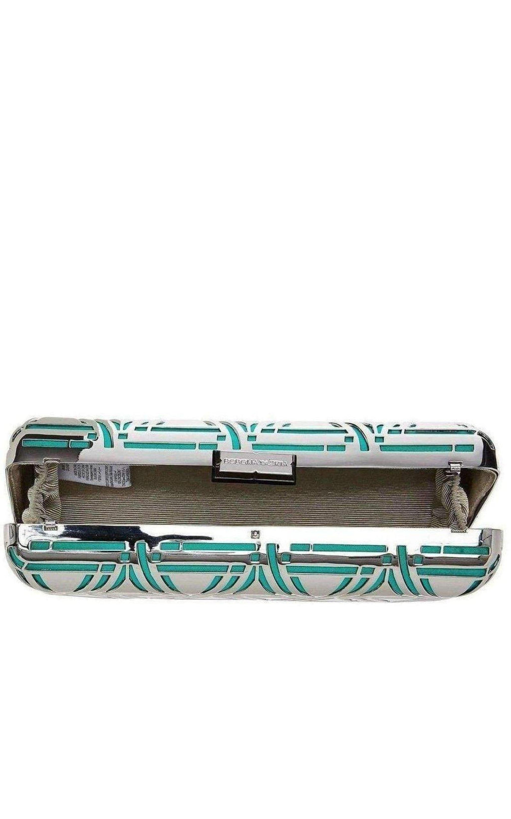 Kerri Metal Triangle Cage Clutch