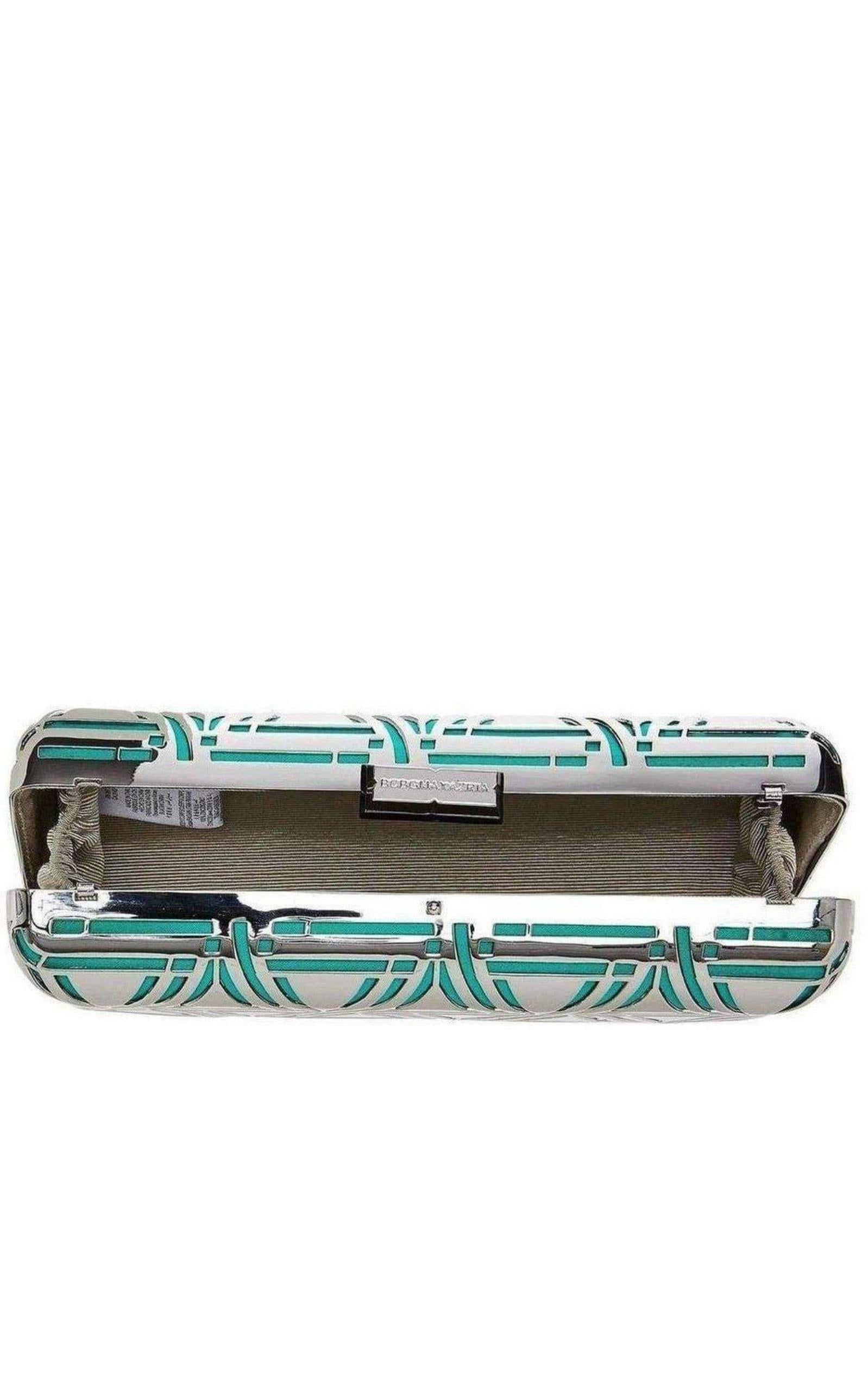 Kerri Metal Triangle Cage Clutch