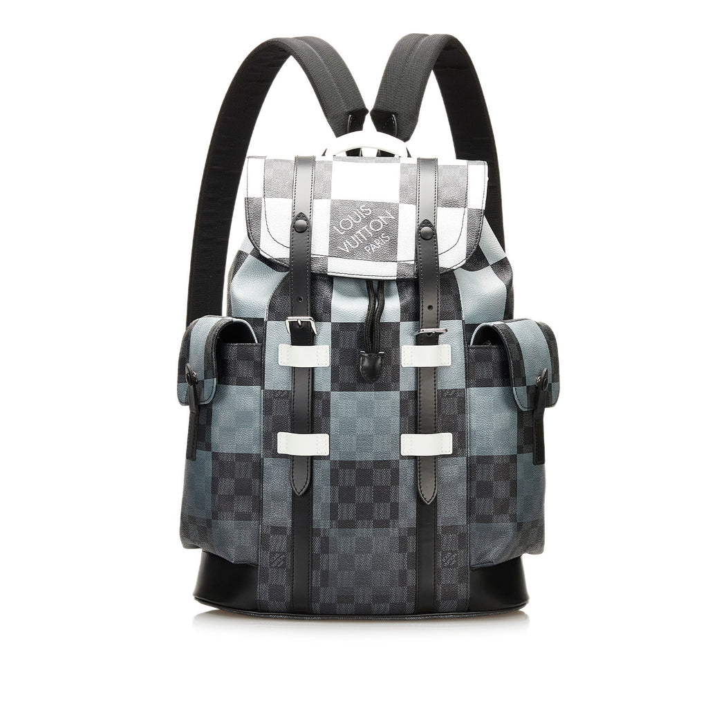 Louis Vuitton Christopher Backpack Giant Damier Graphite Canvas