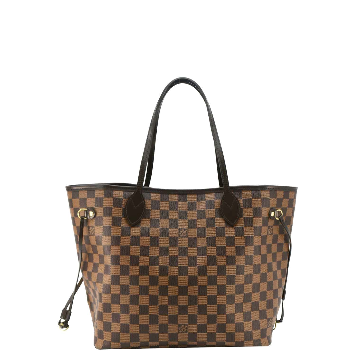 LOUIS VUITTON  Neverfull MM Damier Ebene Shoulder Bag Brown