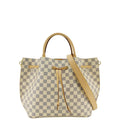 LOUIS VUITTON Girolata Damier Azur Shoulder Bag White