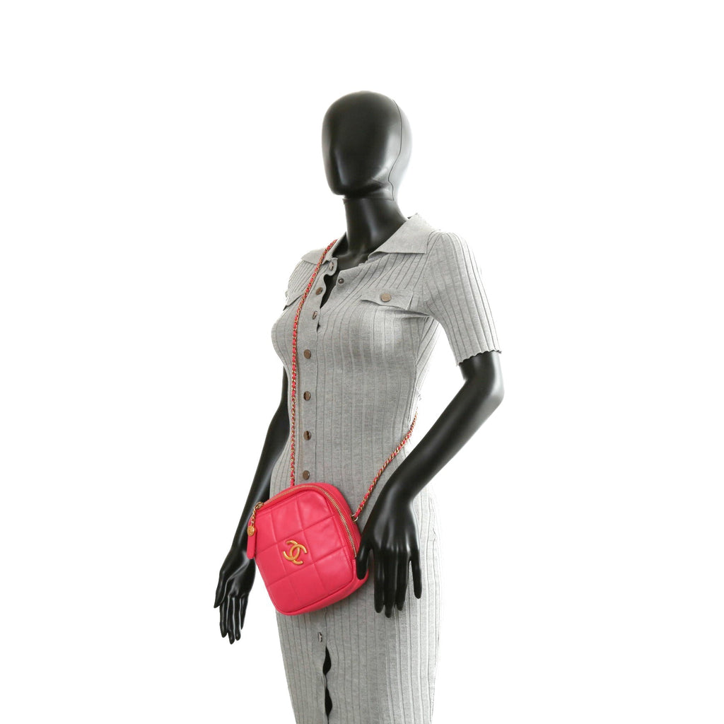 CHANEL Dioramond Crossbody Chain- Pink