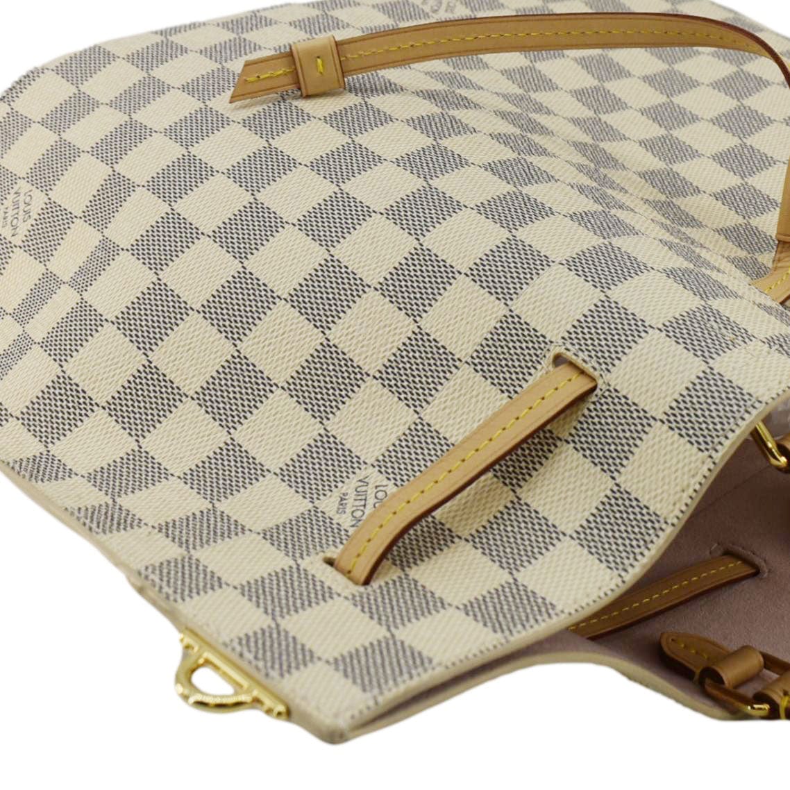 LOUIS VUITTON Girolata Damier Azur Shoulder Bag White