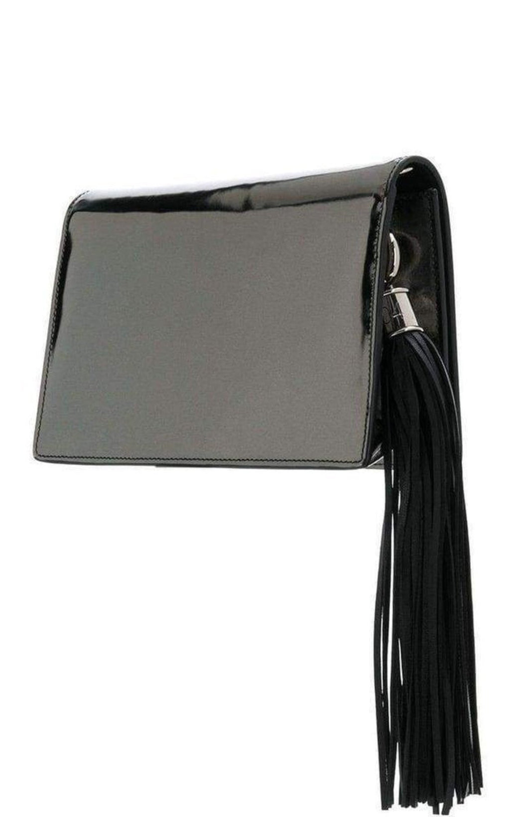 Logo Mirror Leather Crossbody Bag
