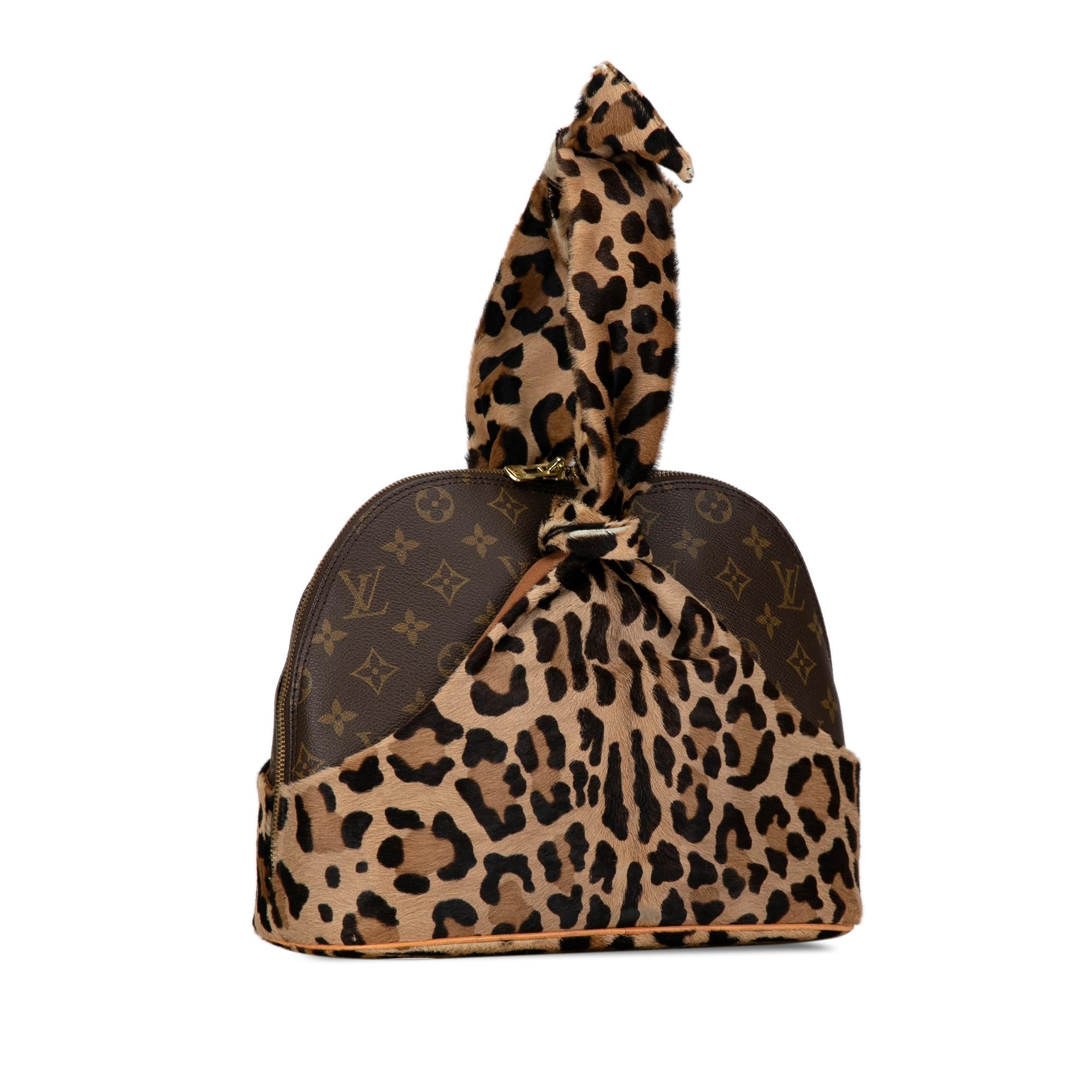 Louis Vuitton Azzedine Alaia Monogram Leopard Alma (SHG-shEsoa)