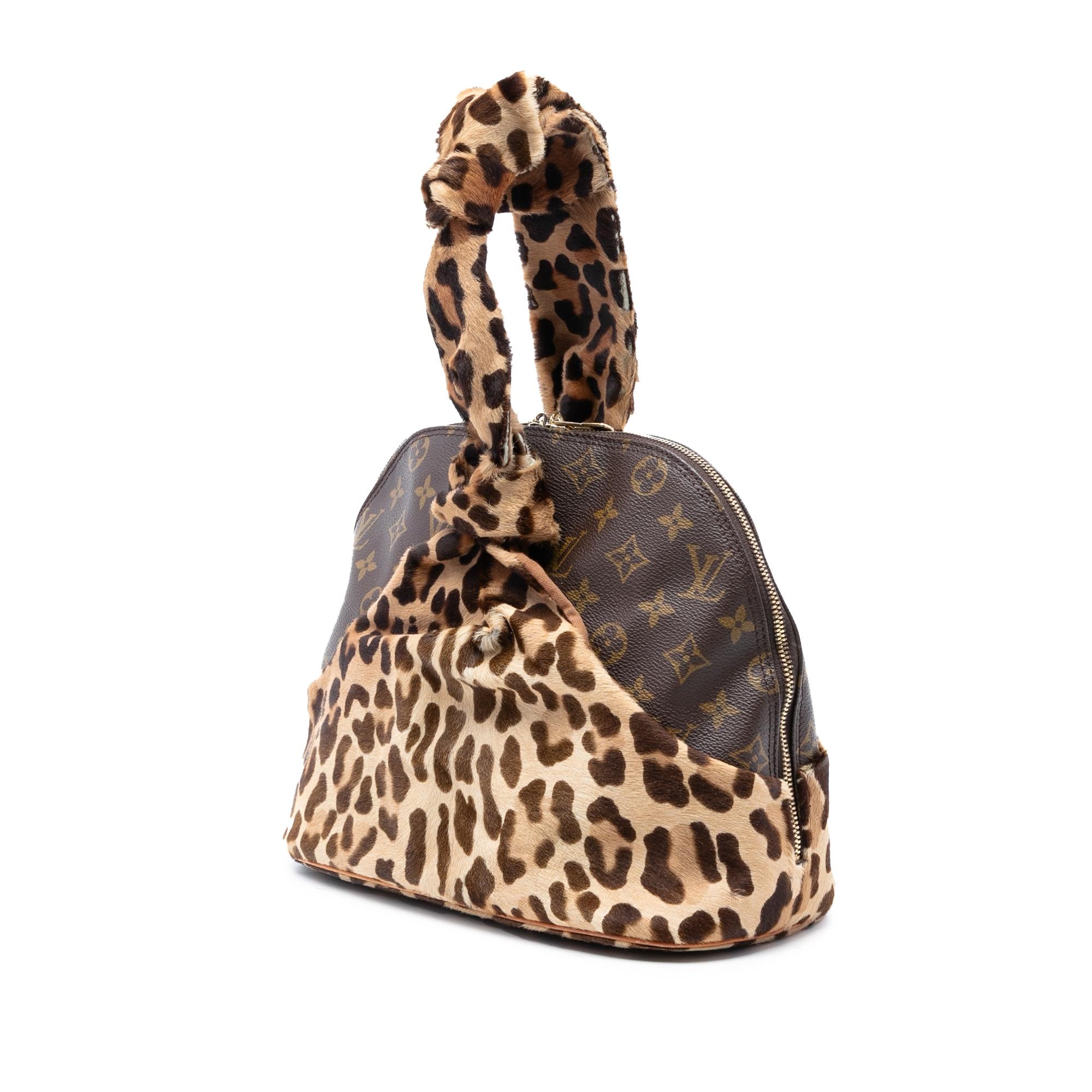 Louis Vuitton Azzedine Alaia Monogram Leopard Alma