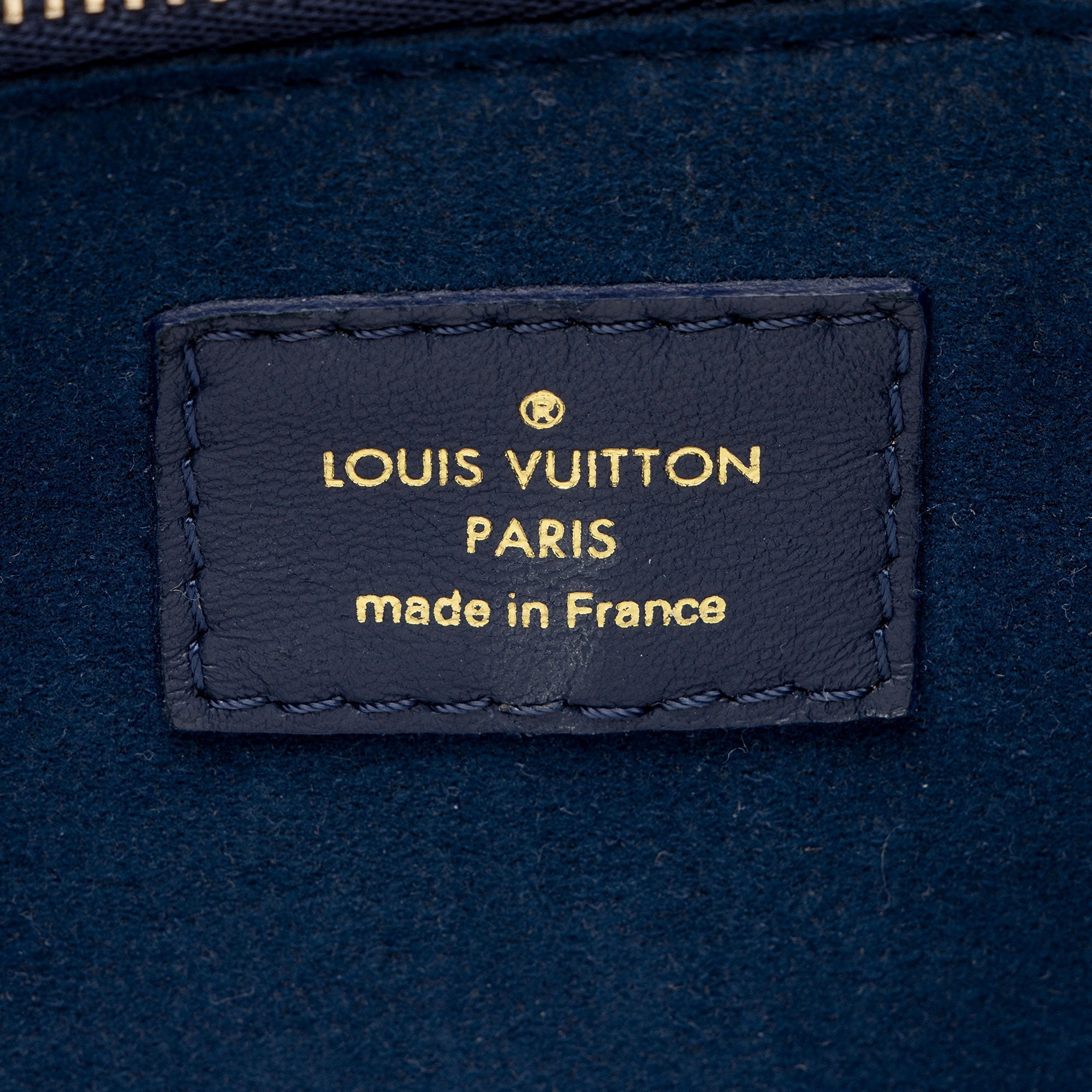Louis Vuitton Calf Leather Monogram Canvas Double V Satchel