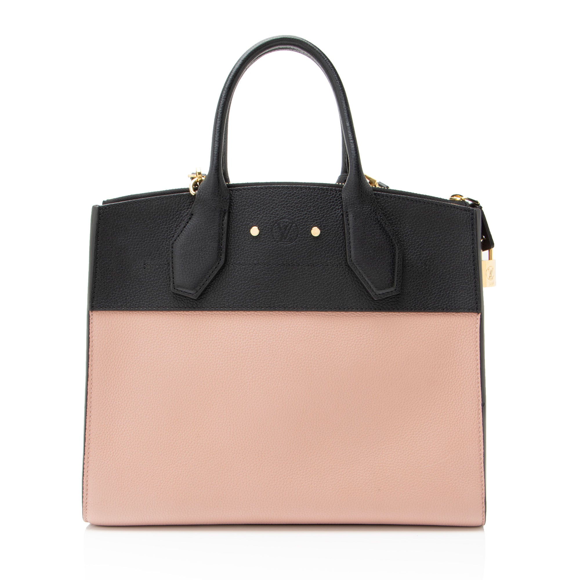 Louis Vuitton Calfskin City Steamer MM Tote