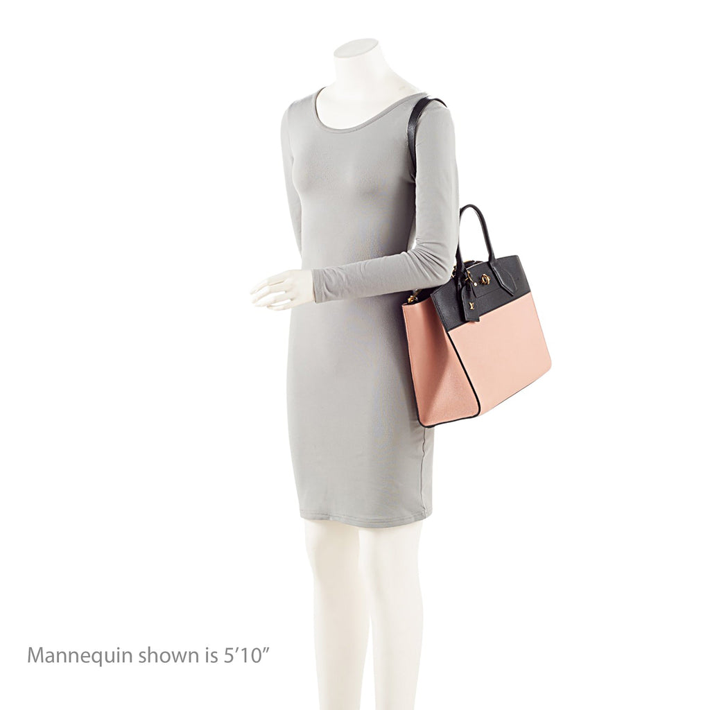 Louis Vuitton Calfskin City Steamer MM Tote