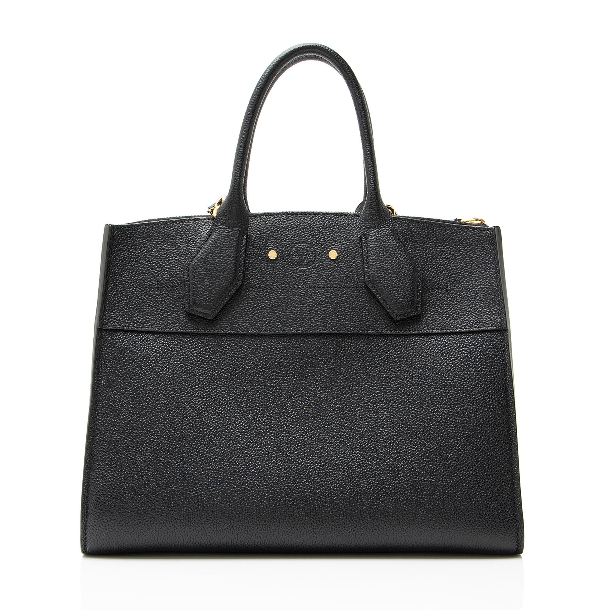 Louis Vuitton Calfskin City Steamer MM Tote