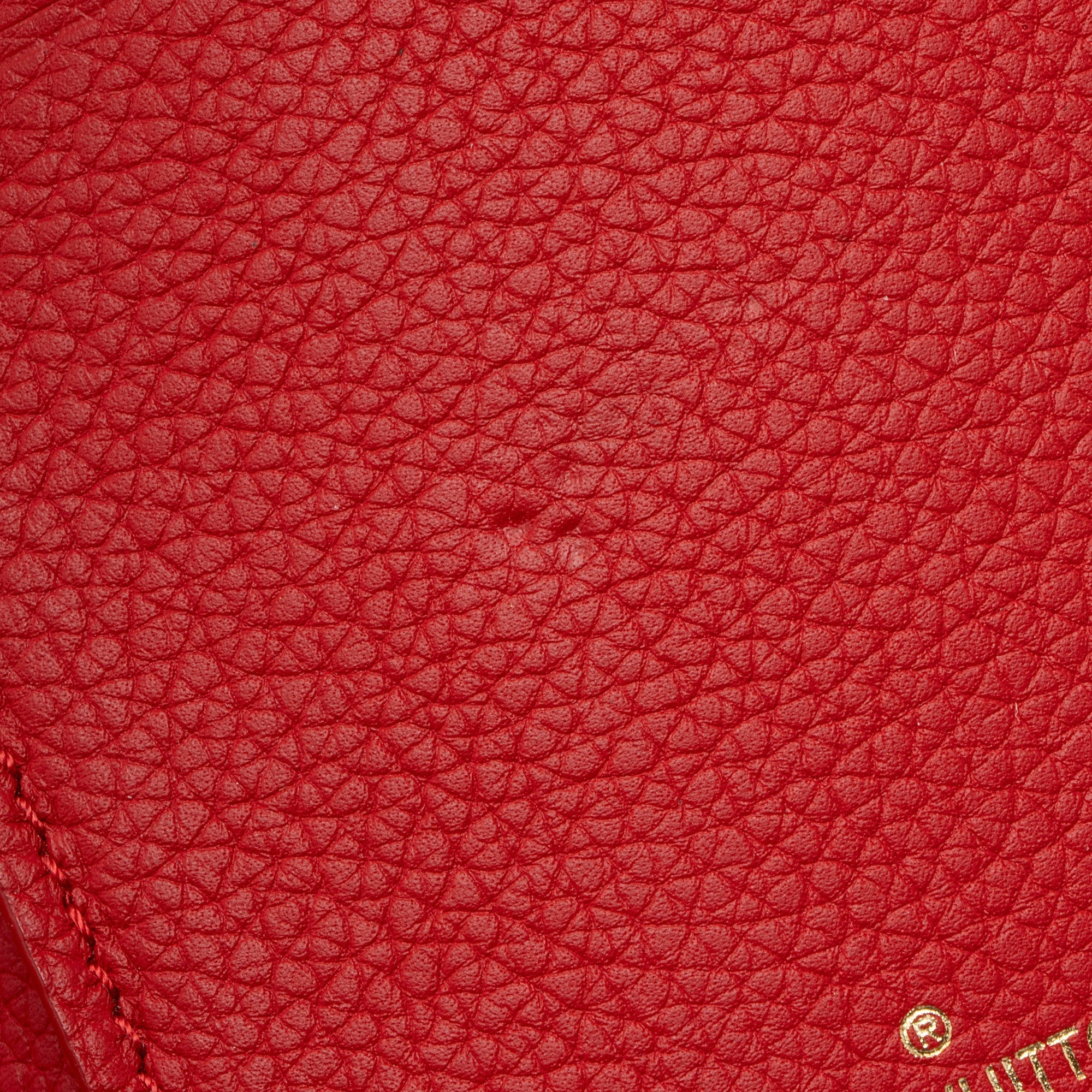 Louis Vuitton Calfskin Monogram Canvas Double V Compact Wallet