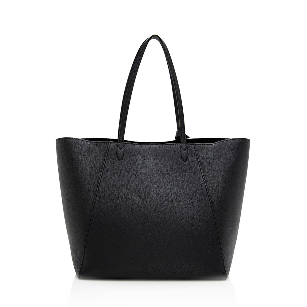 Louis Vuitton Calfskin Lockme Cabas Tote (SHF-18506)