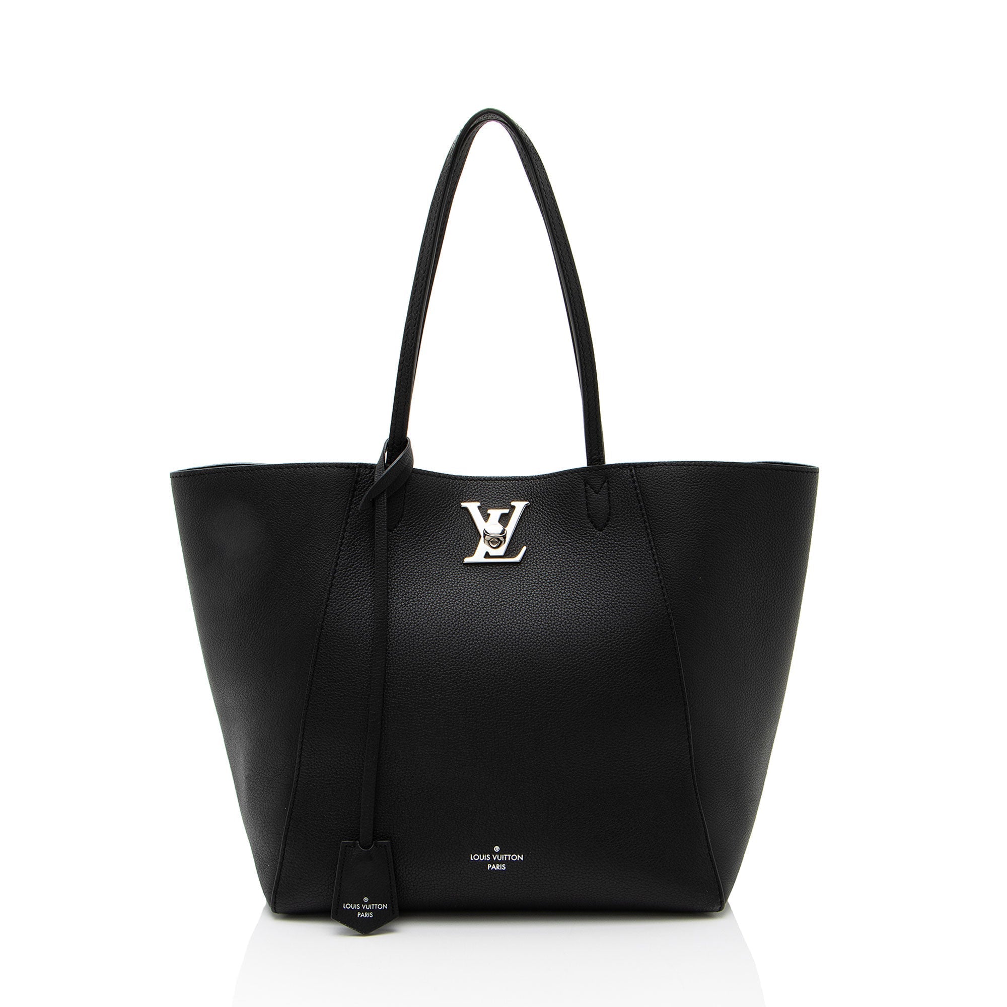Louis Vuitton Calfskin Lockme Cabas Tote (SHF-gnusLO)