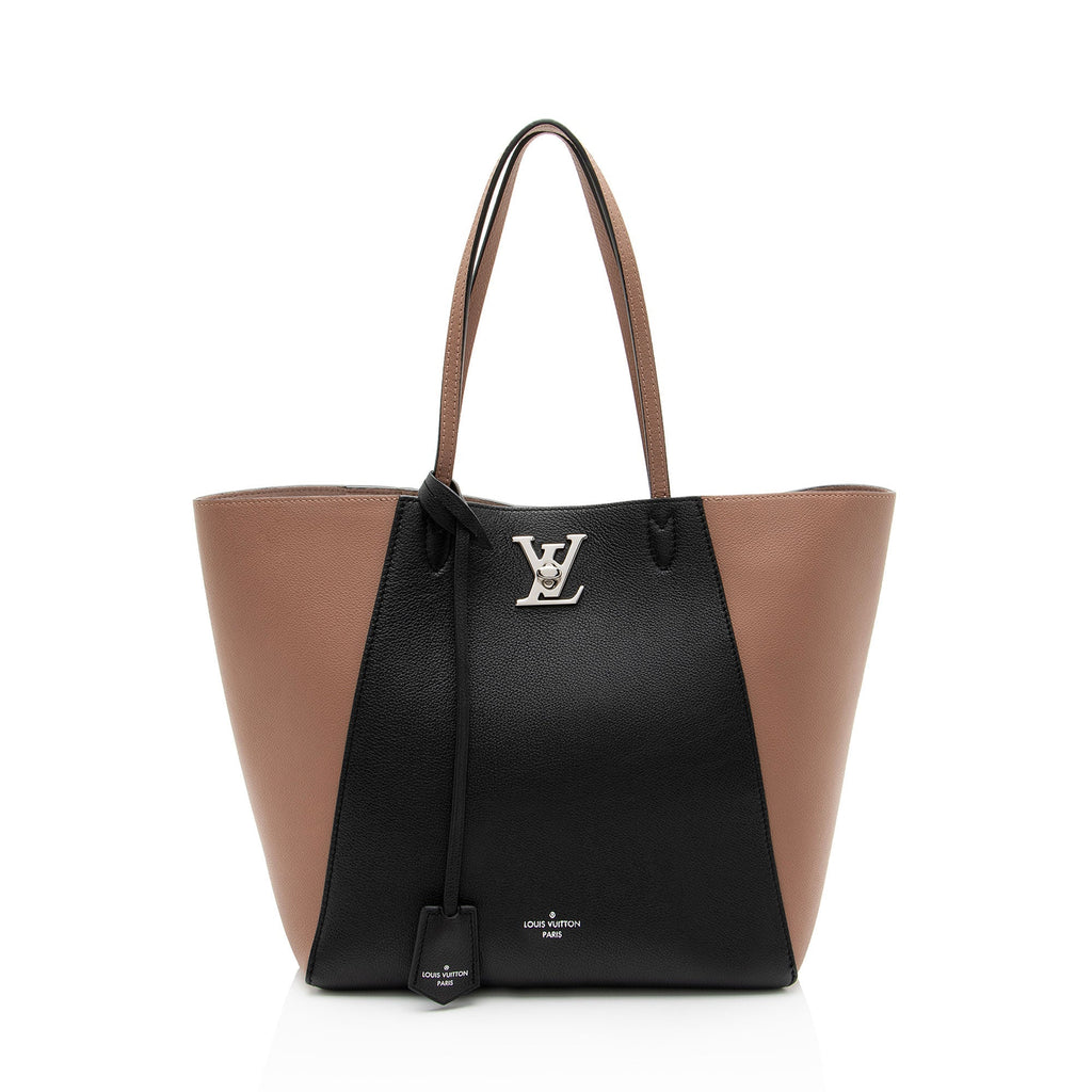 Louis Vuitton Calfskin Lockme Cabas Tote
