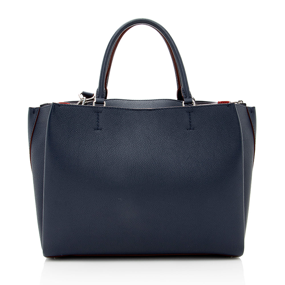 Louis Vuitton Calfskin Lockmeto Tote (SHF-19208)