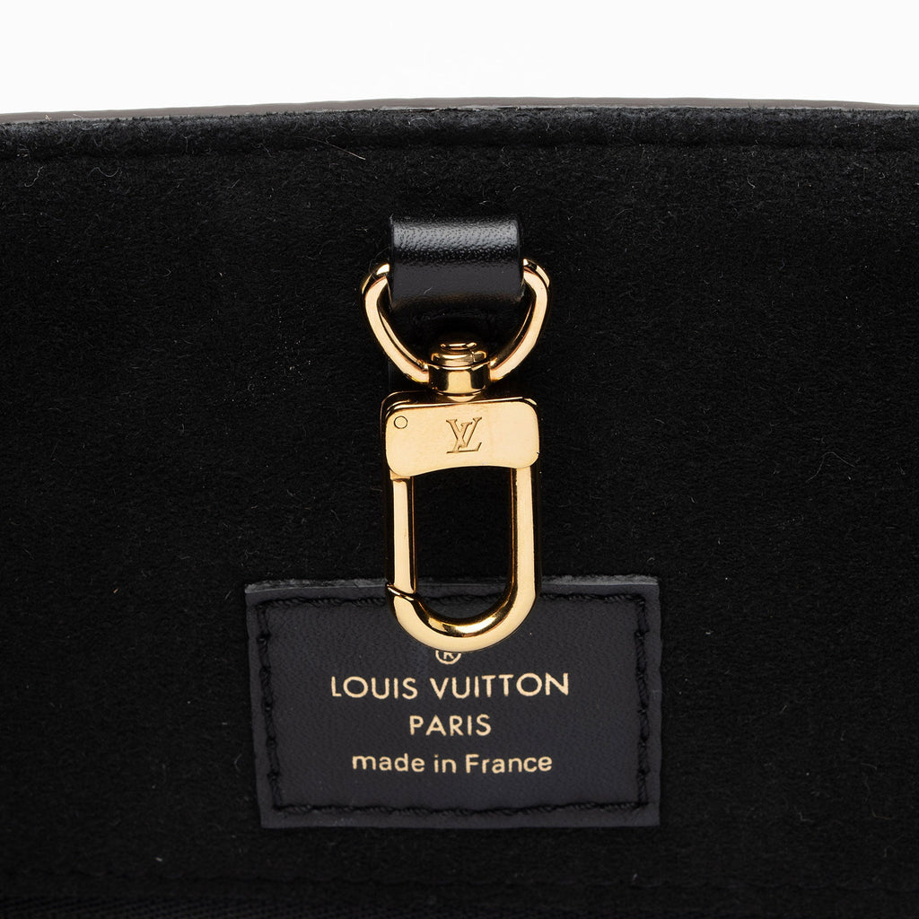 Louis Vuitton Calfskin Monogram Canvas Fold Tote MM