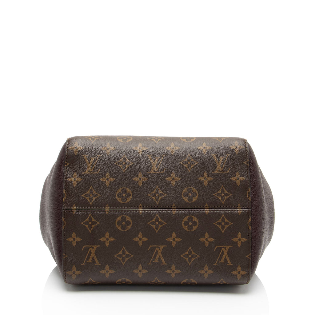 Louis Vuitton Calfskin Monogram Canvas Fold Tote MM