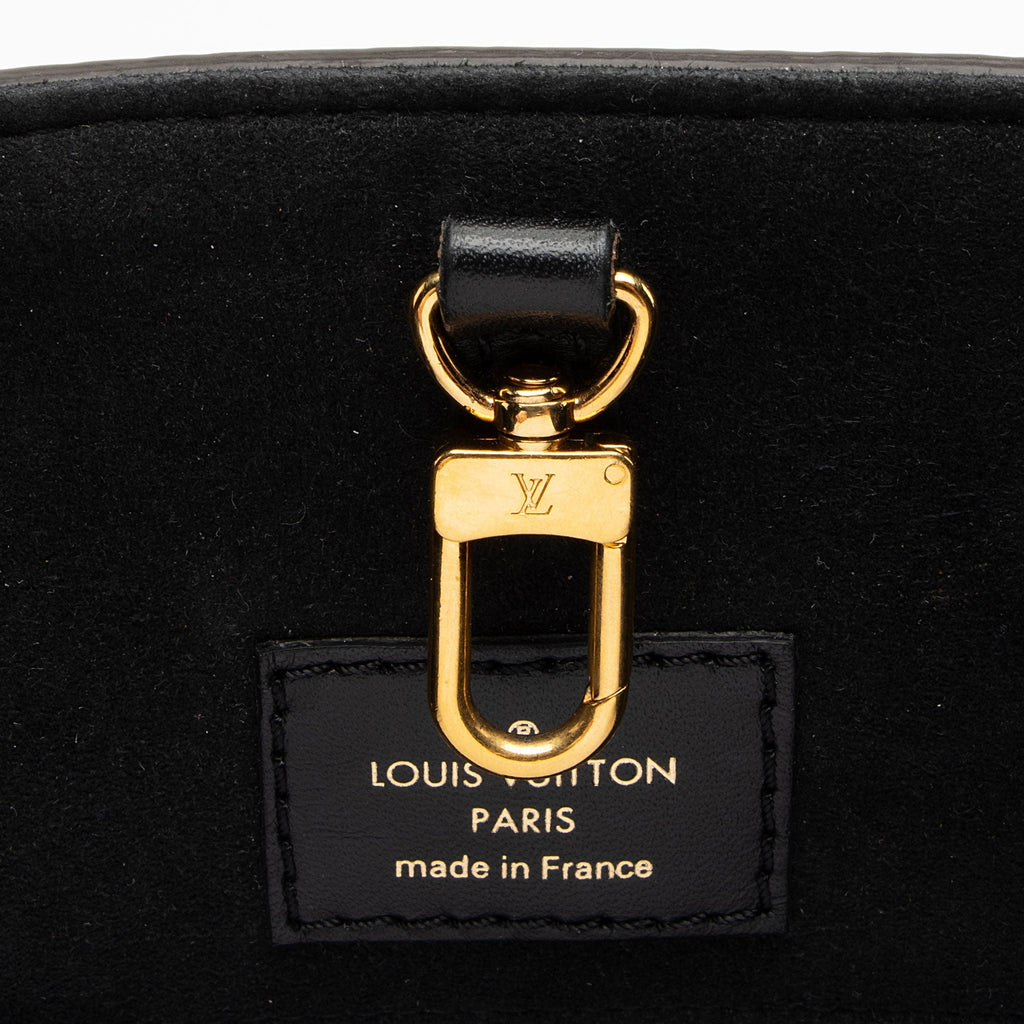 Louis Vuitton Calfskin Monogram Canvas Fold Tote MM