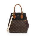 Louis Vuitton Calfskin Monogram Canvas Fold Tote MM