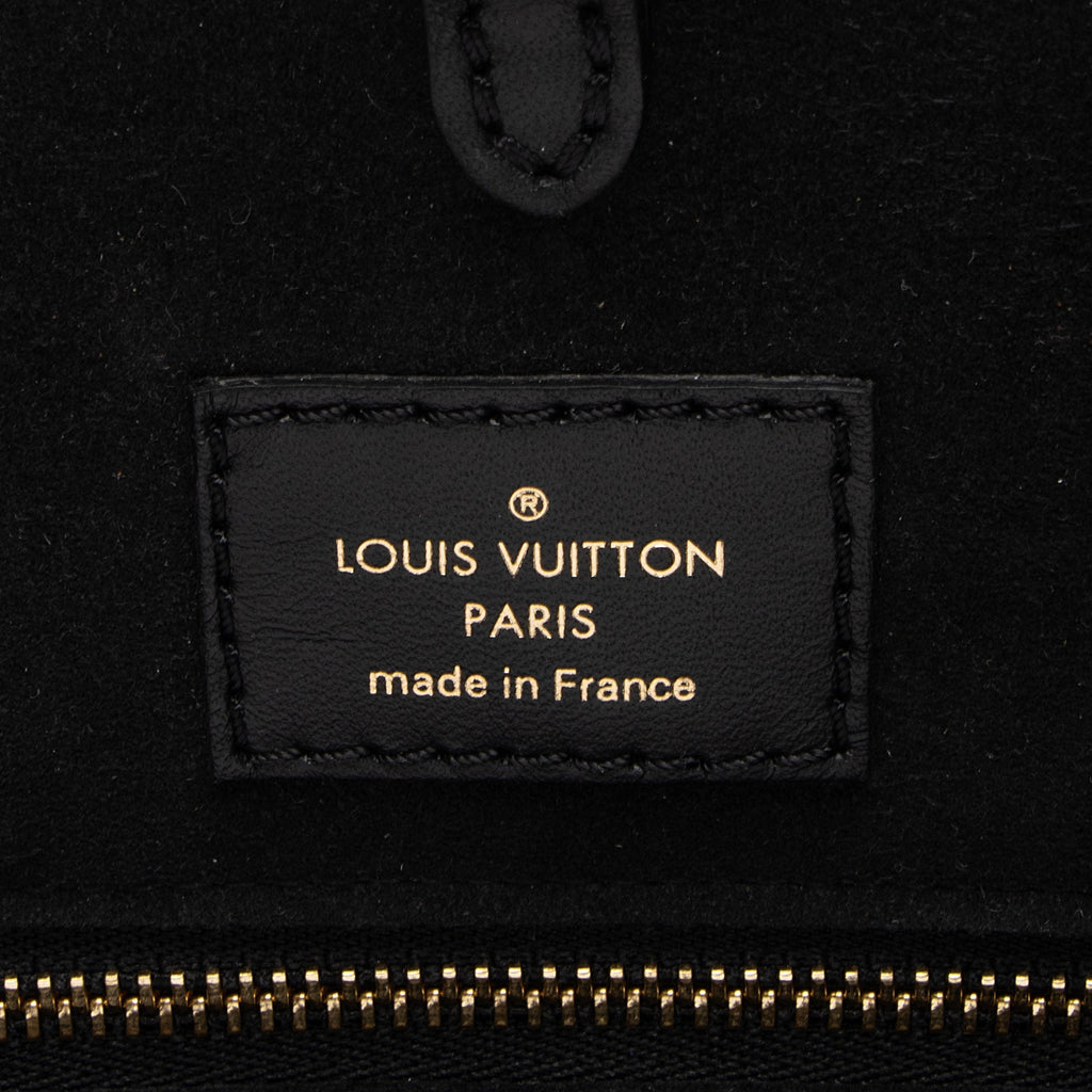 Louis Vuitton Calfskin Monogram Canvas Fold Tote MM