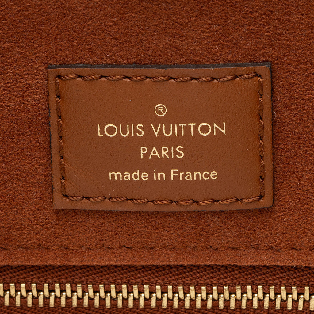 Louis Vuitton Calfskin Monogram Canvas Fold Tote PM