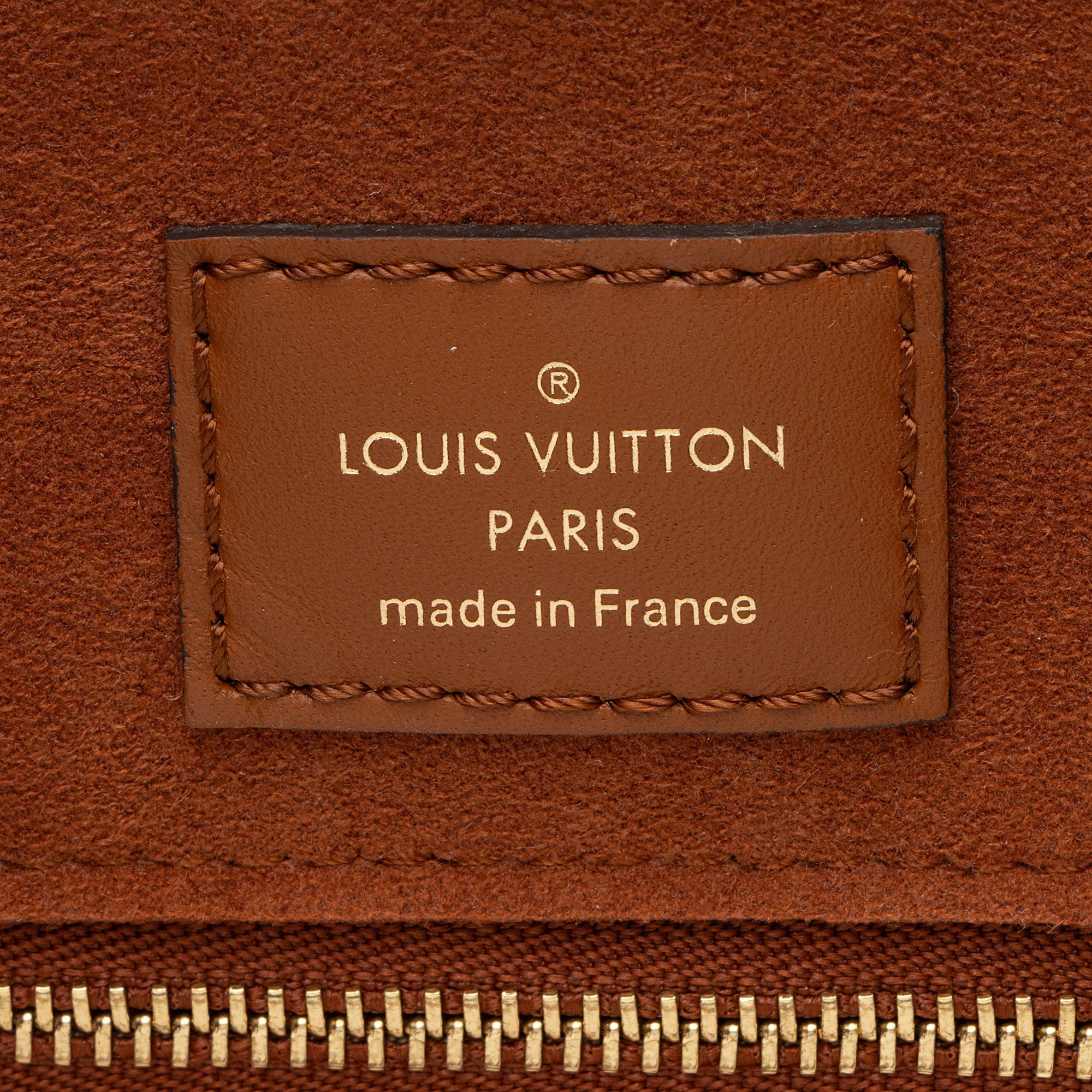 Louis Vuitton Calfskin Monogram Canvas Fold Tote PM