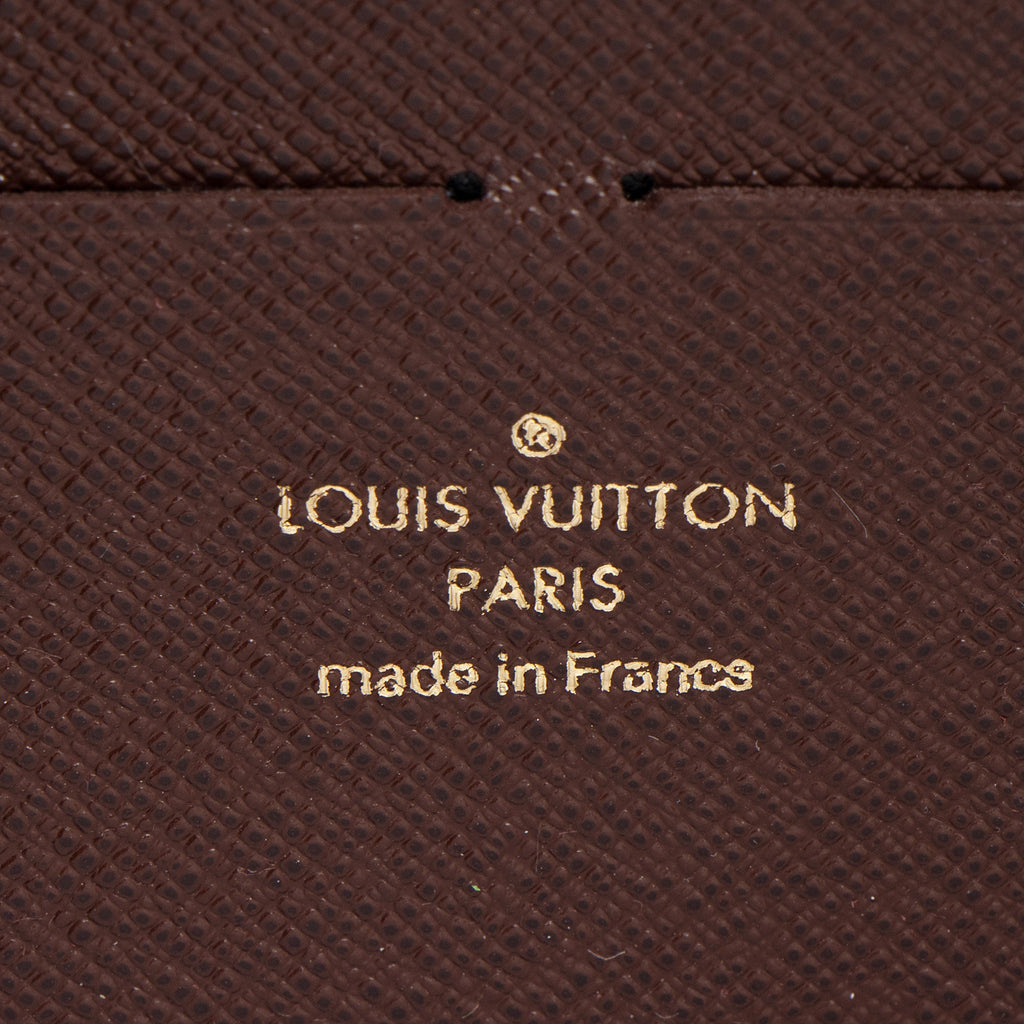 Louis Vuitton Calfskin Monogram Canvas Gamma Zippy Wallet (SHF-Hlzxc0)