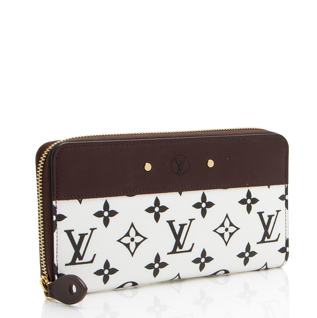 Louis Vuitton Calfskin Monogram Canvas Gamma Zippy Wallet (SHF-Hlzxc0)