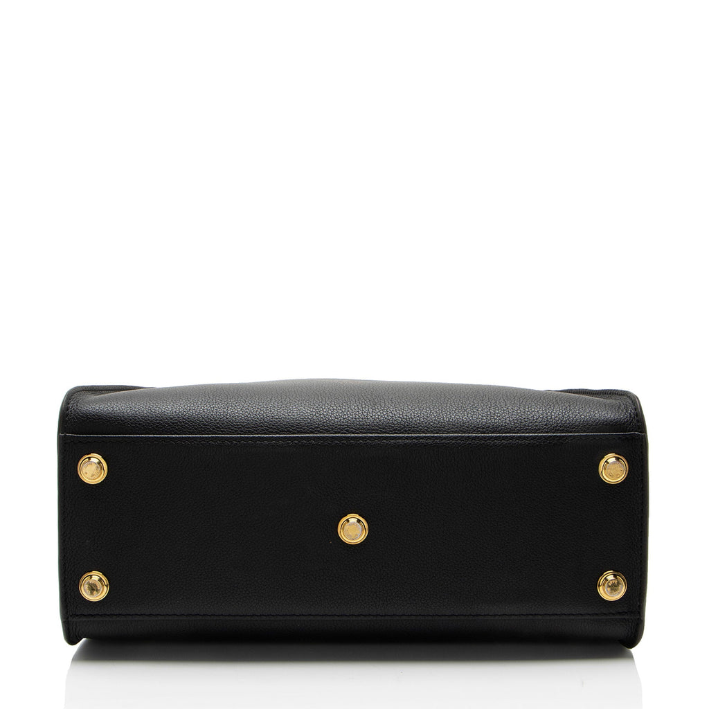 Louis Vuitton Calfskin Monogram Canvas On My Side MM Tote
