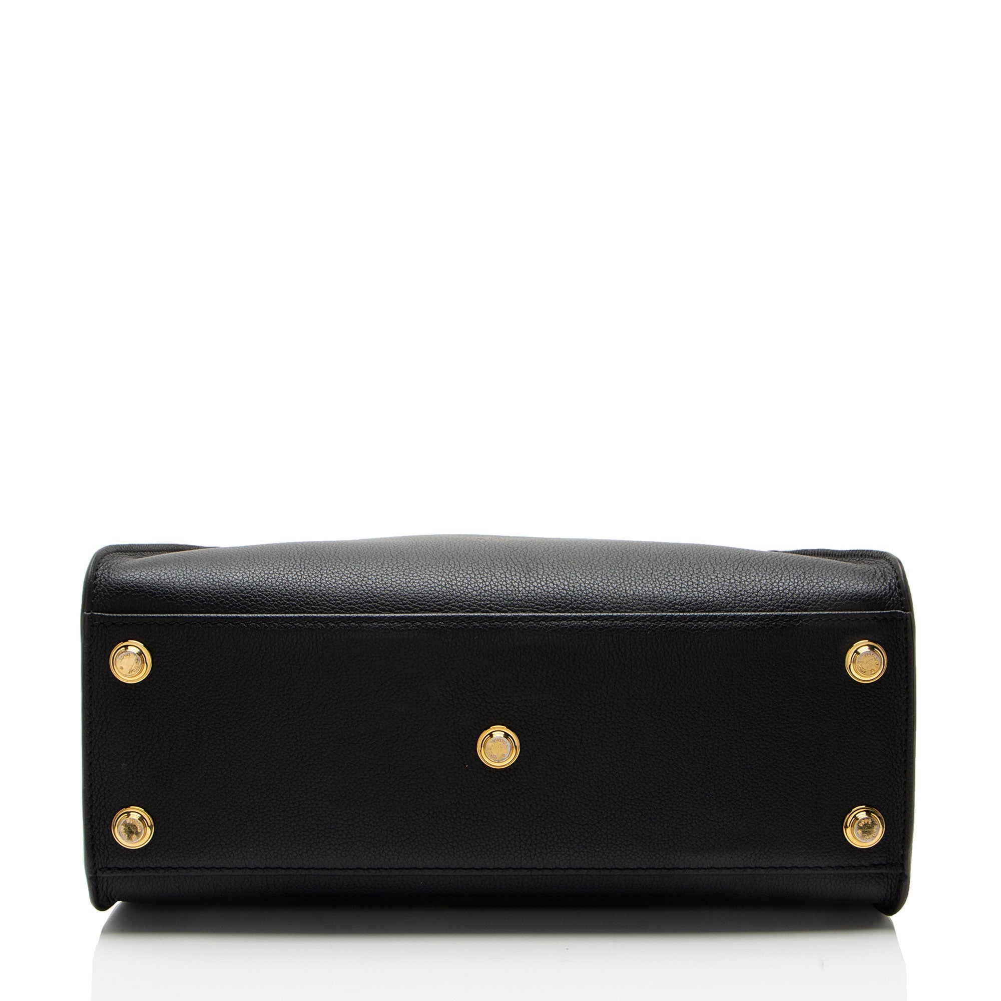 Louis Vuitton Calfskin Monogram Canvas On My Side MM Tote