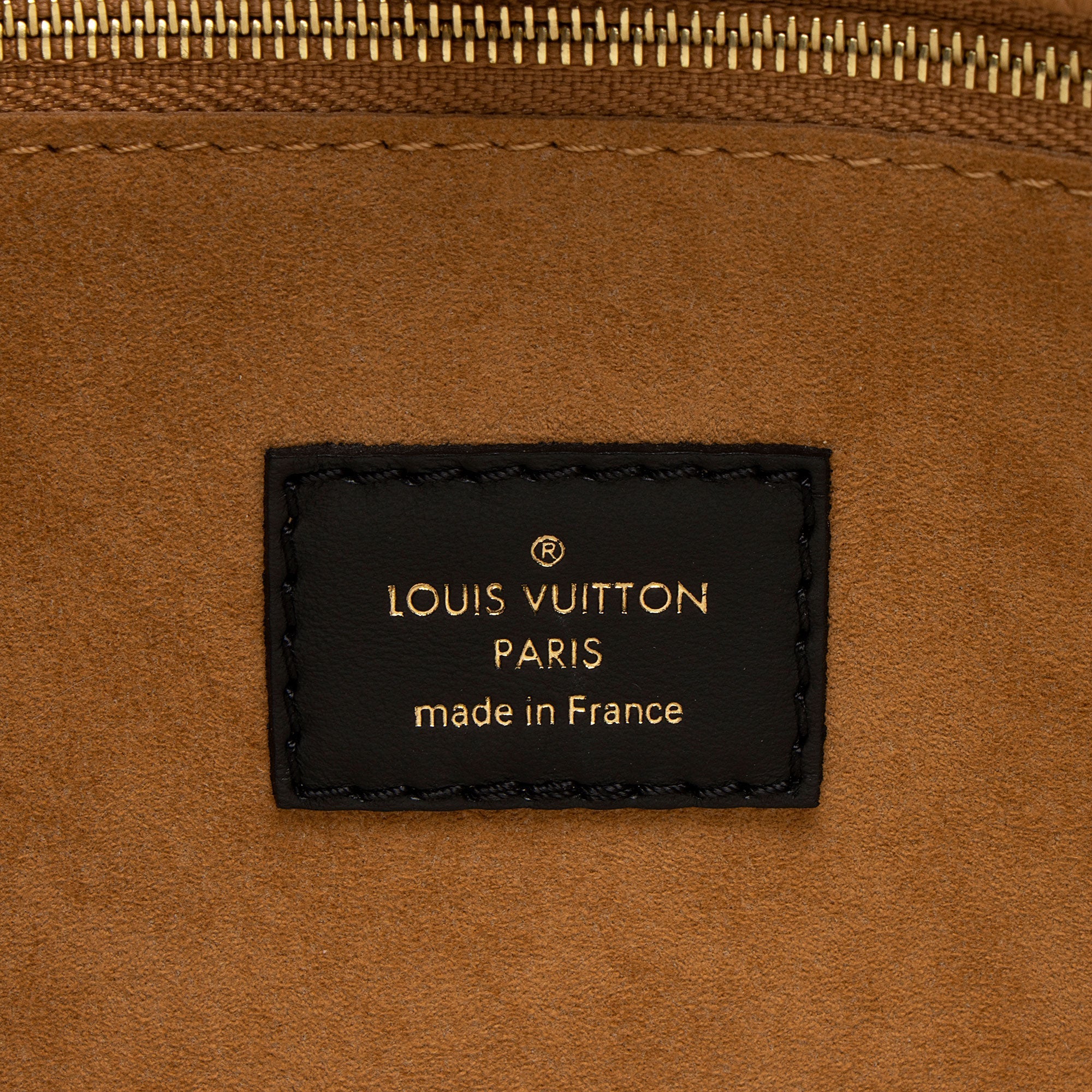 Louis Vuitton Calfskin Monogram Canvas On My Side MM Tote
