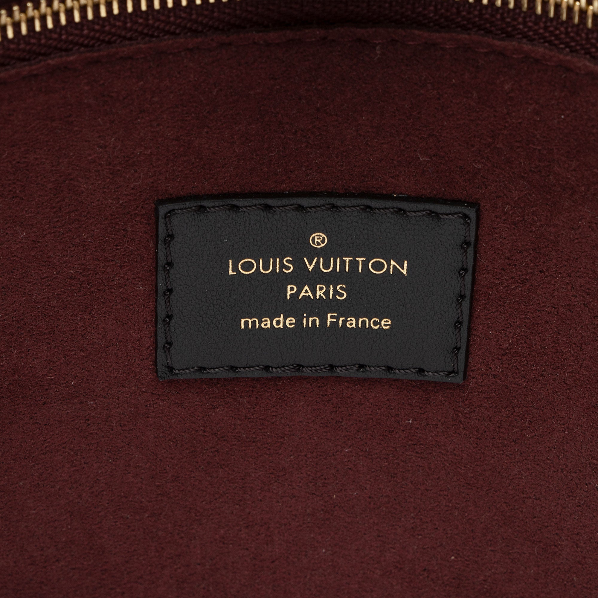 Louis Vuitton Calfskin Monogram Canvas On My Side MM Tote