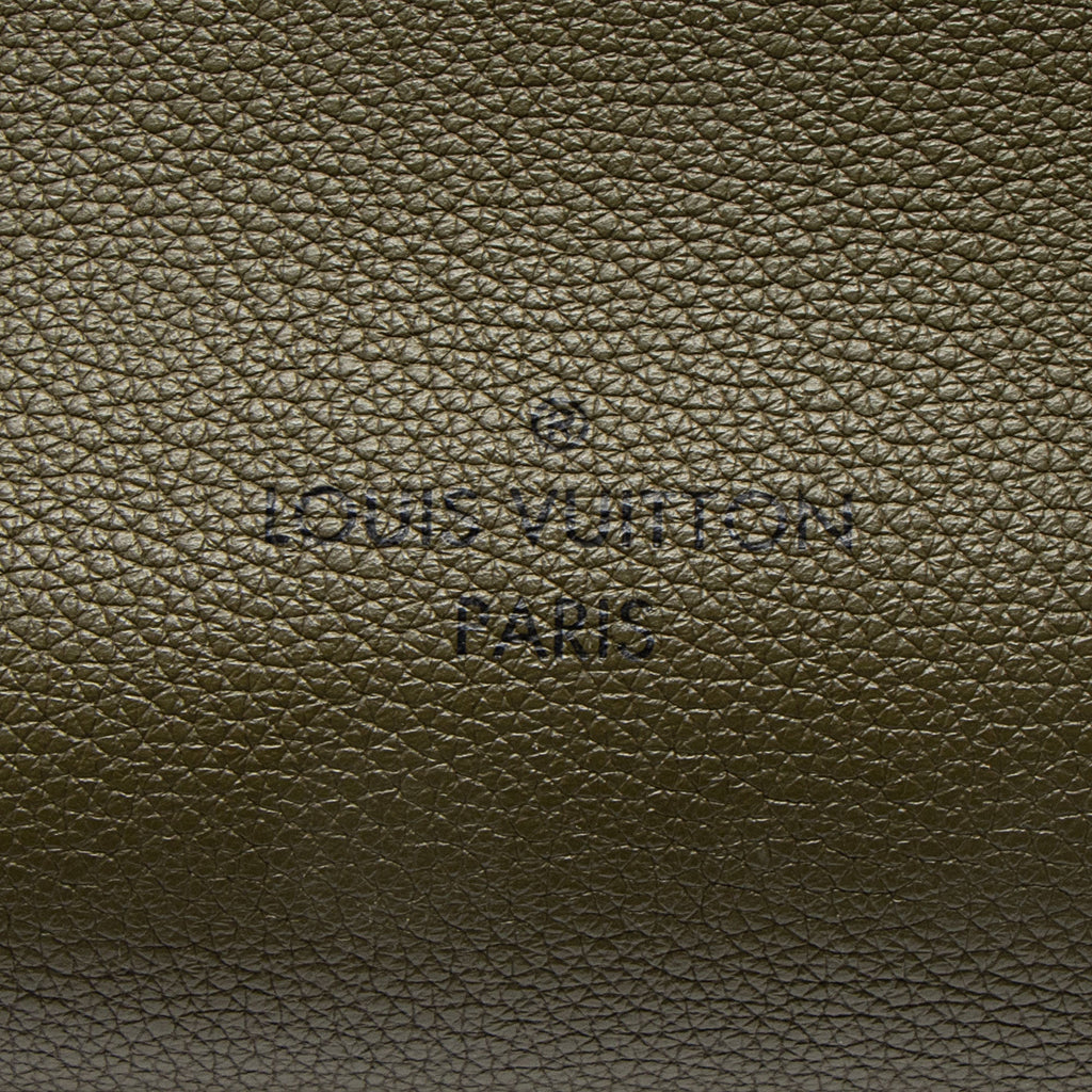 Louis Vuitton Calfskin Monogram Canvas On My Side MM Tote