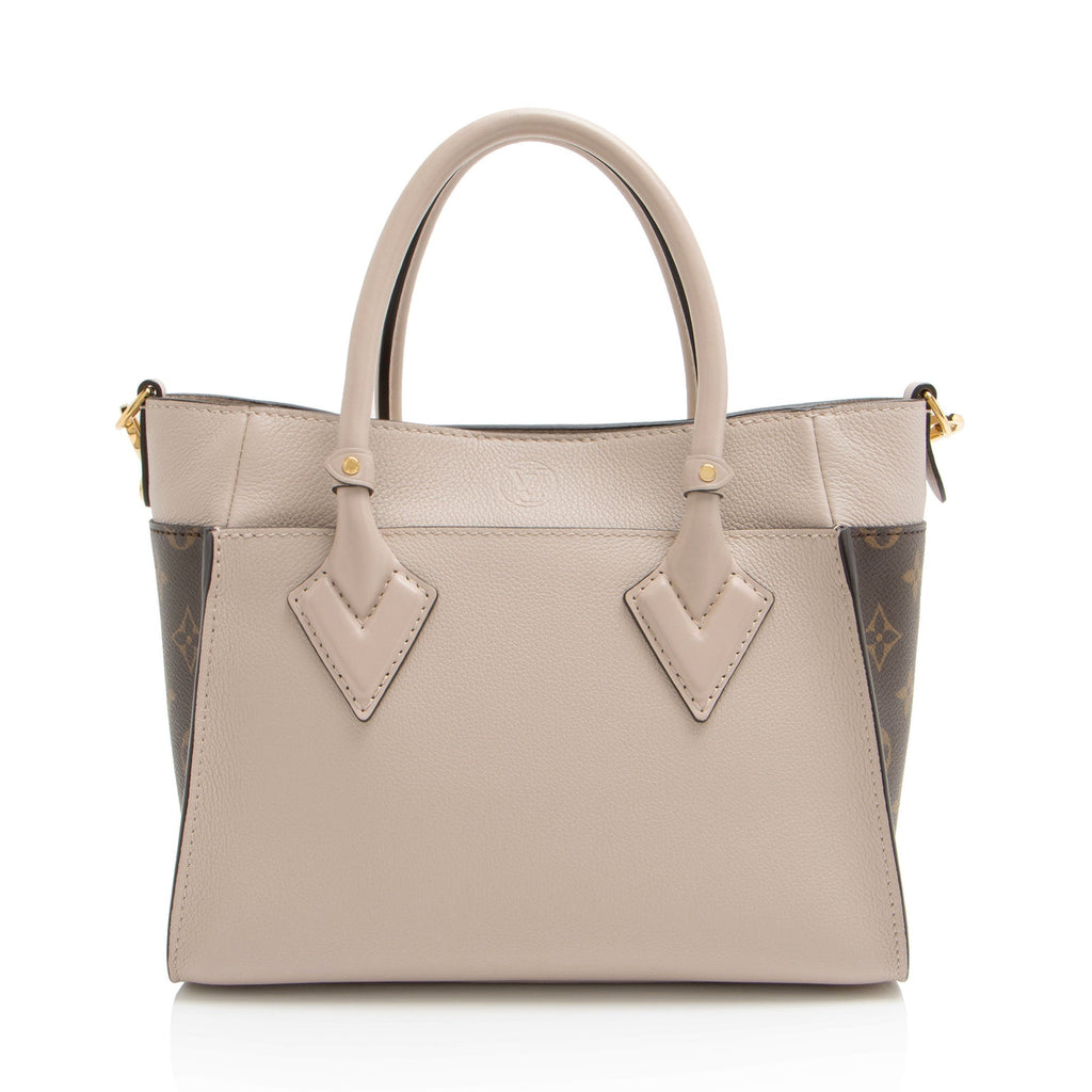 Louis Vuitton Calfskin Monogram Canvas On My Side PM Tote