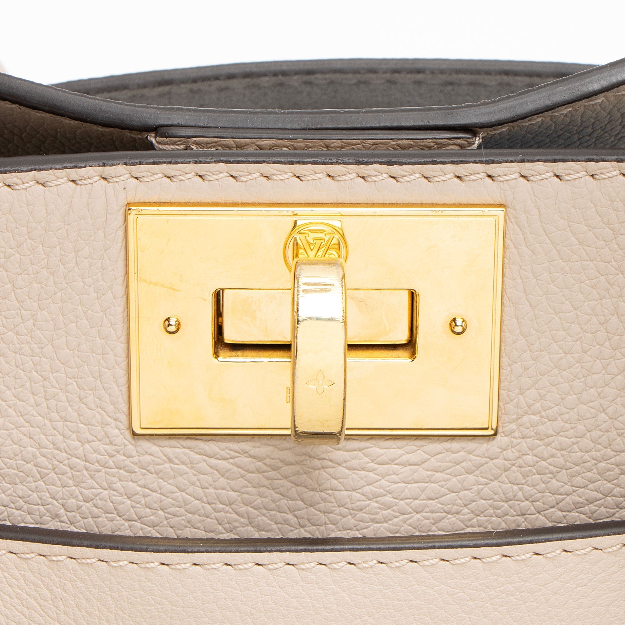 Louis Vuitton Calfskin Monogram Canvas On My Side PM Tote