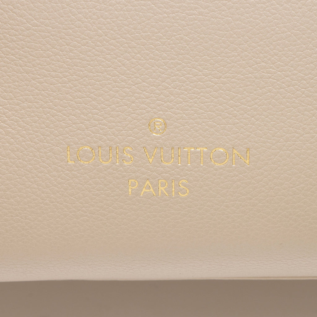 Louis Vuitton Calfskin Monogram Canvas On My Side PM Tote