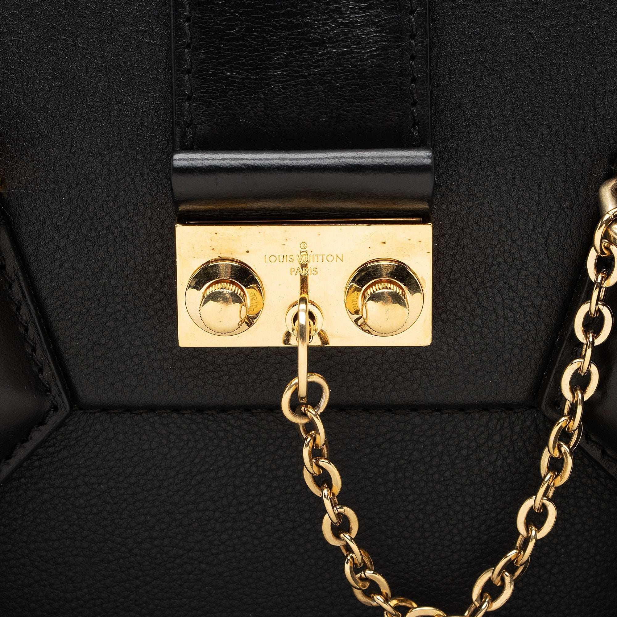 Louis Vuitton Calfskin Studded Marly PM Tote