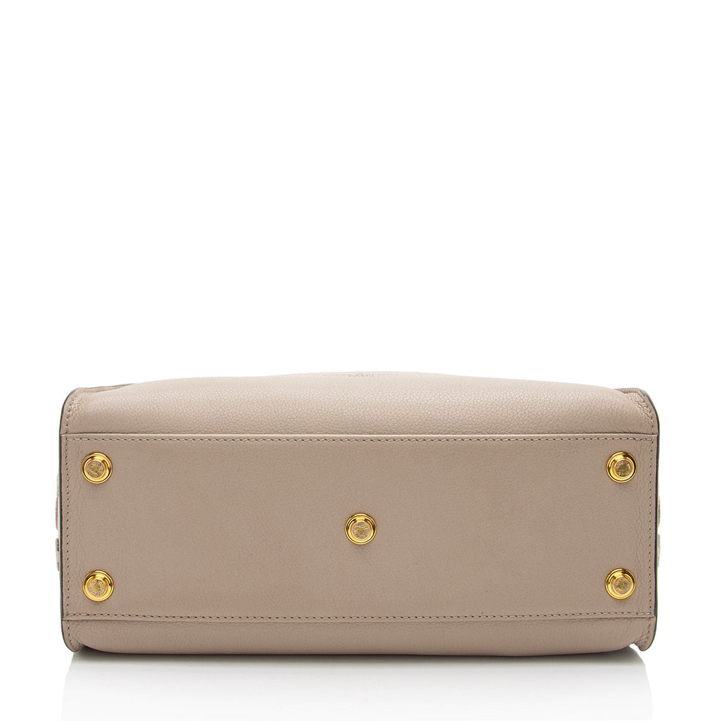 Louis Vuitton Calfskin Tufted Monogram On My Side MM Tote