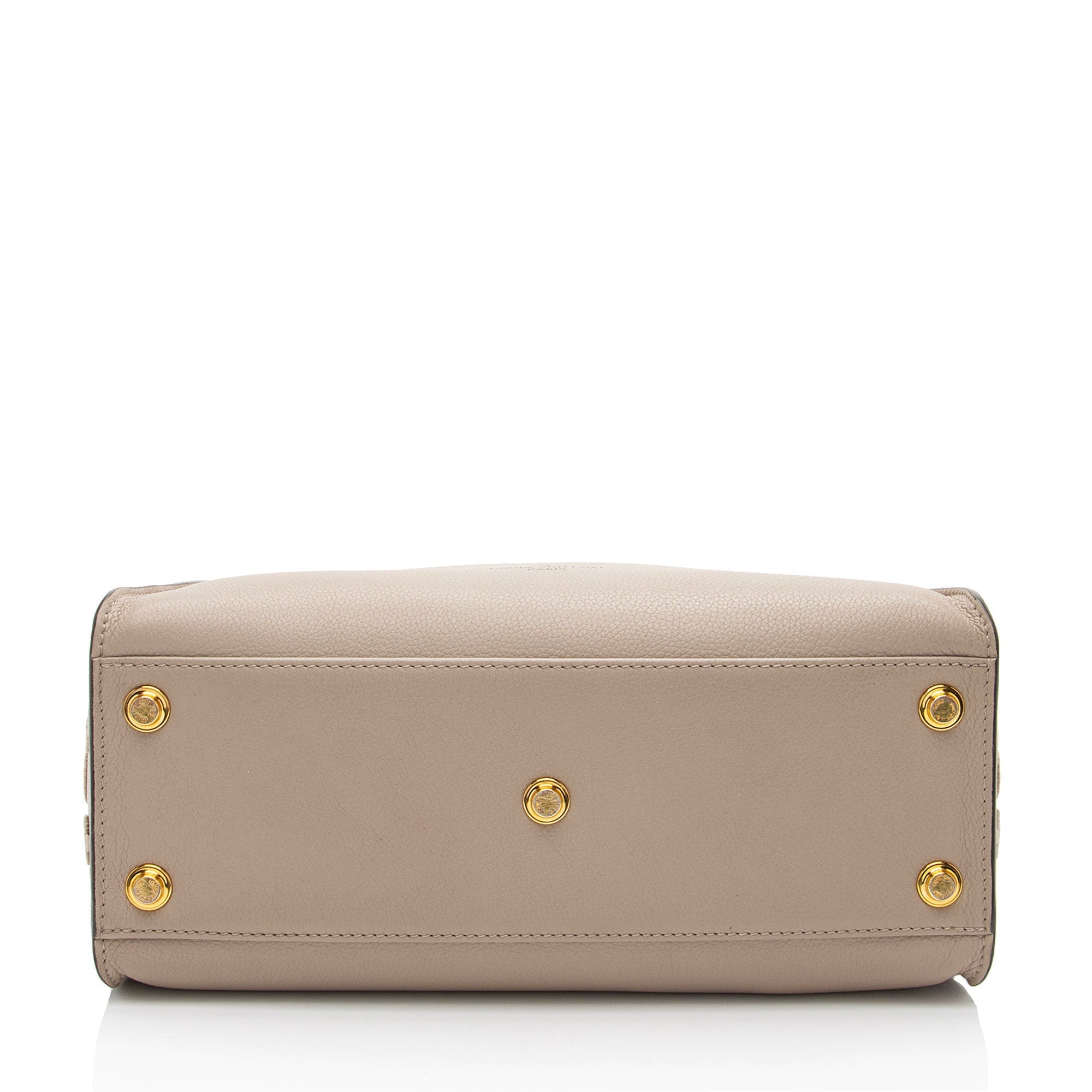 Louis Vuitton Calfskin Tufted Monogram On My Side MM Tote