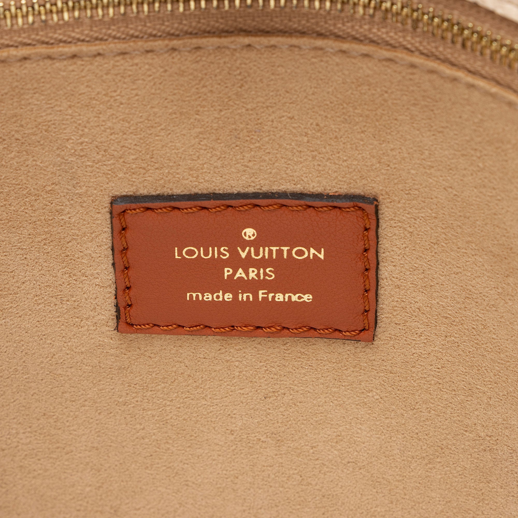 Louis Vuitton Calfskin Tufted Monogram On My Side MM Tote