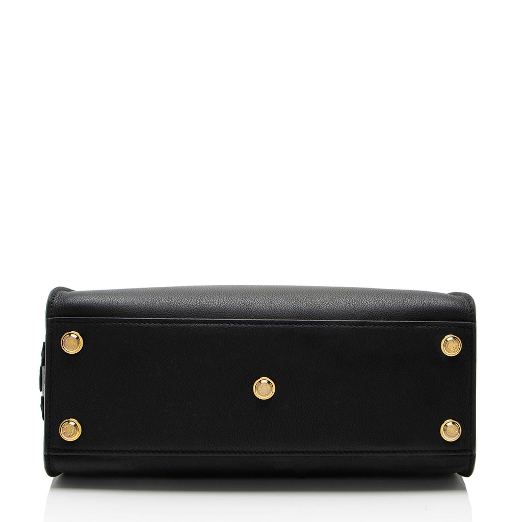 Louis Vuitton Calfskin Tufted Monogram On My Side MM Tote