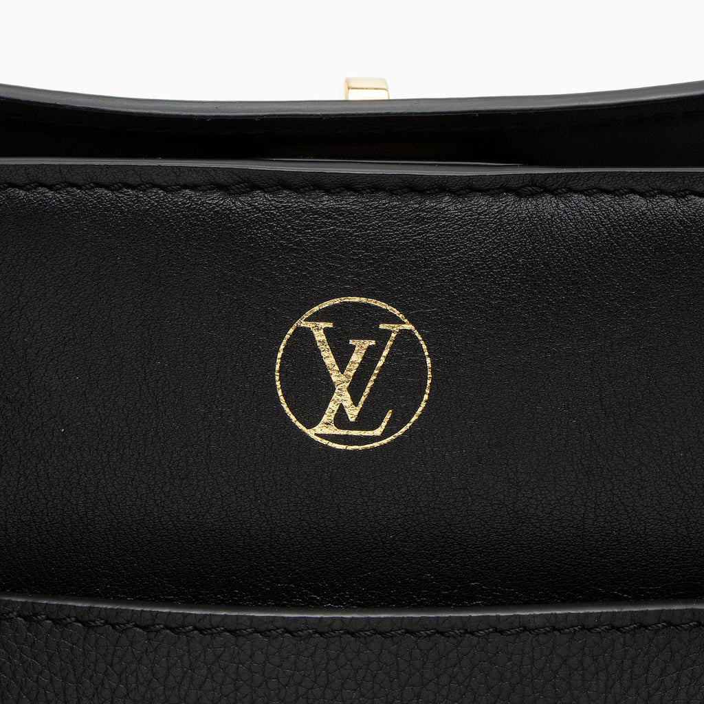 Louis Vuitton Calfskin Tufted Monogram On My Side MM Tote