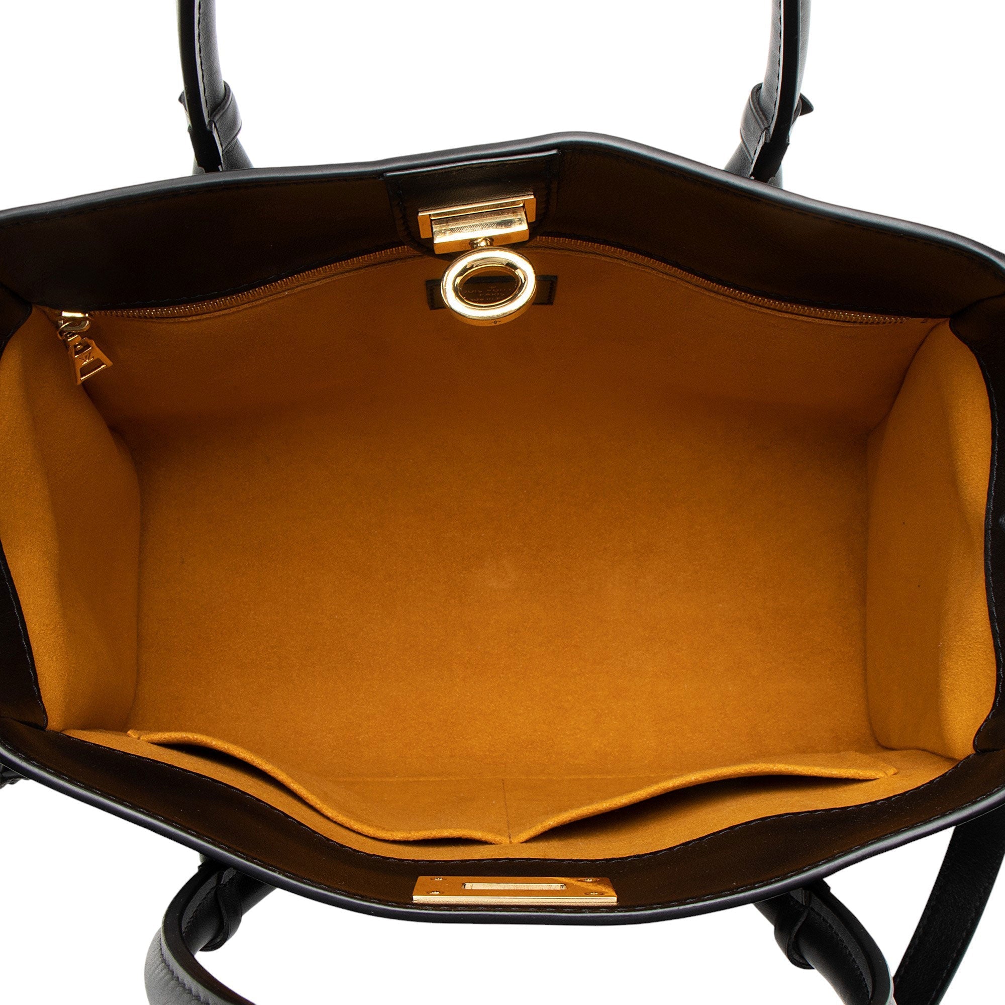 Louis Vuitton Calfskin Tufted Monogram On My Side MM Tote