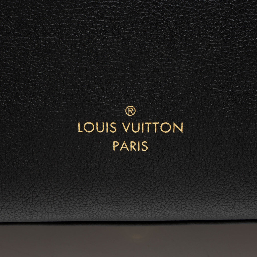 Louis Vuitton Calfskin Tufted Monogram On My Side MM Tote