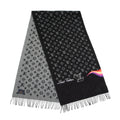 Louis Vuitton Cashmere Monogram Rainbow Fringe Scarf