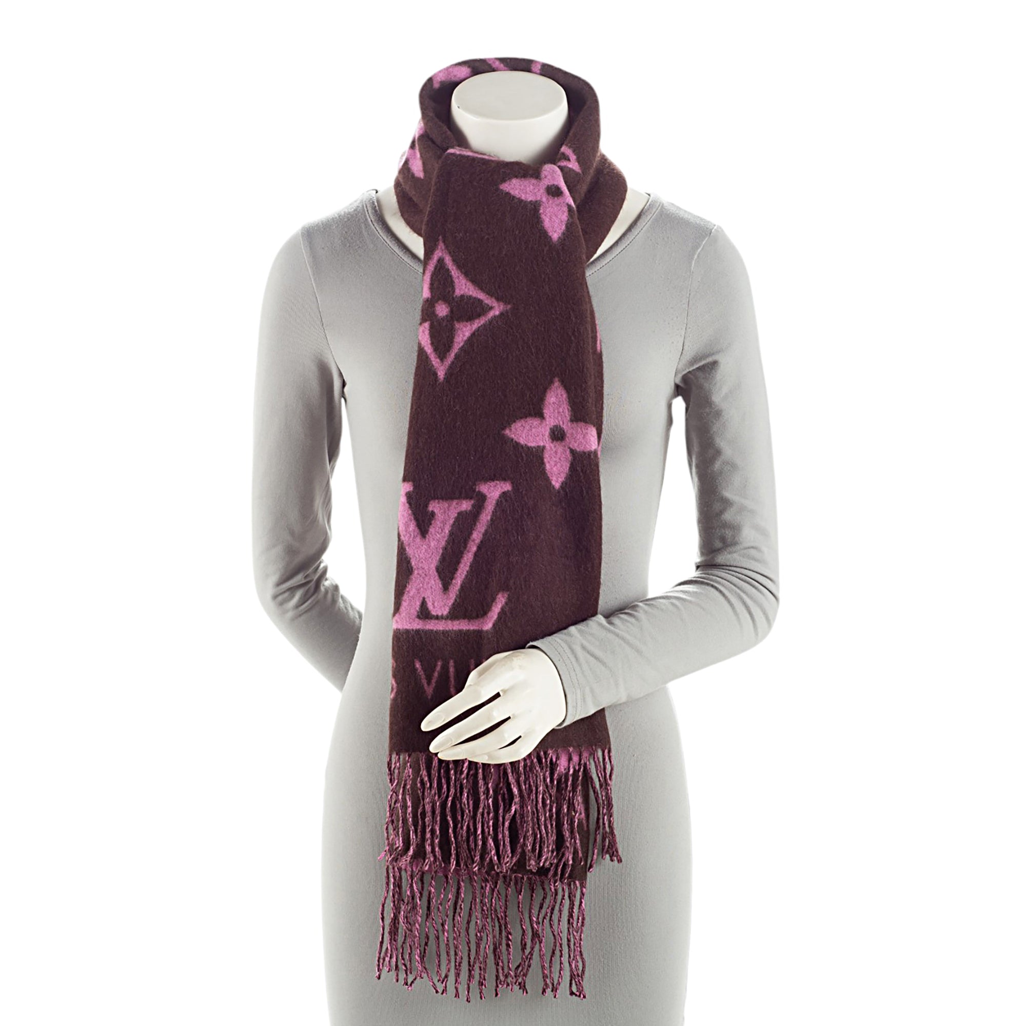 Louis Vuitton Cashmere Reykjavik Monogram Scarf
