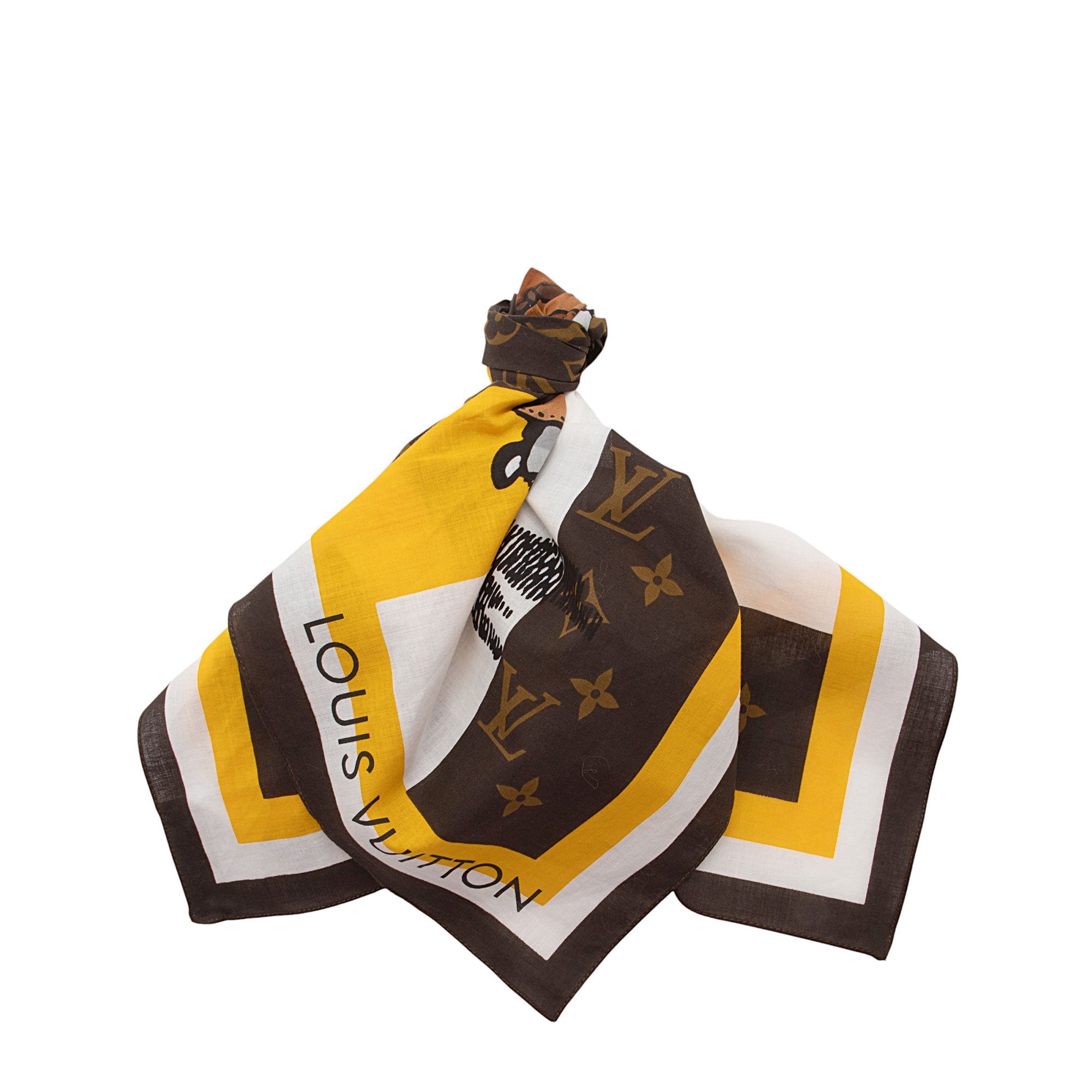 Louis Vuitton Cotton Monogram Groom Bandana