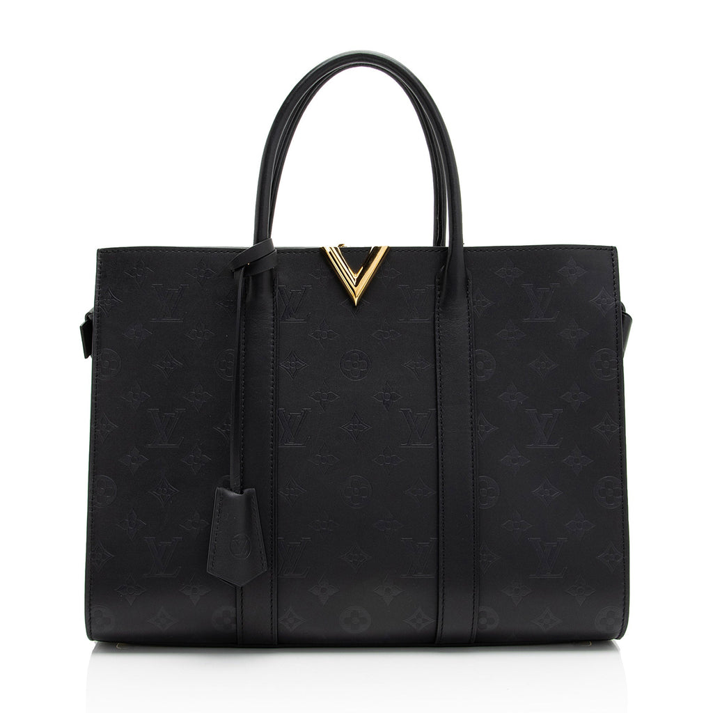 Louis Vuitton Cuir Plume Very GM Tote (SHF-Qik14X)